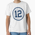 Alfonso Soriano 12 Jersey Number T-Shirt - Casual Everyday Wear Men Women - T-Shirt, Sweatshirt, Hoodie