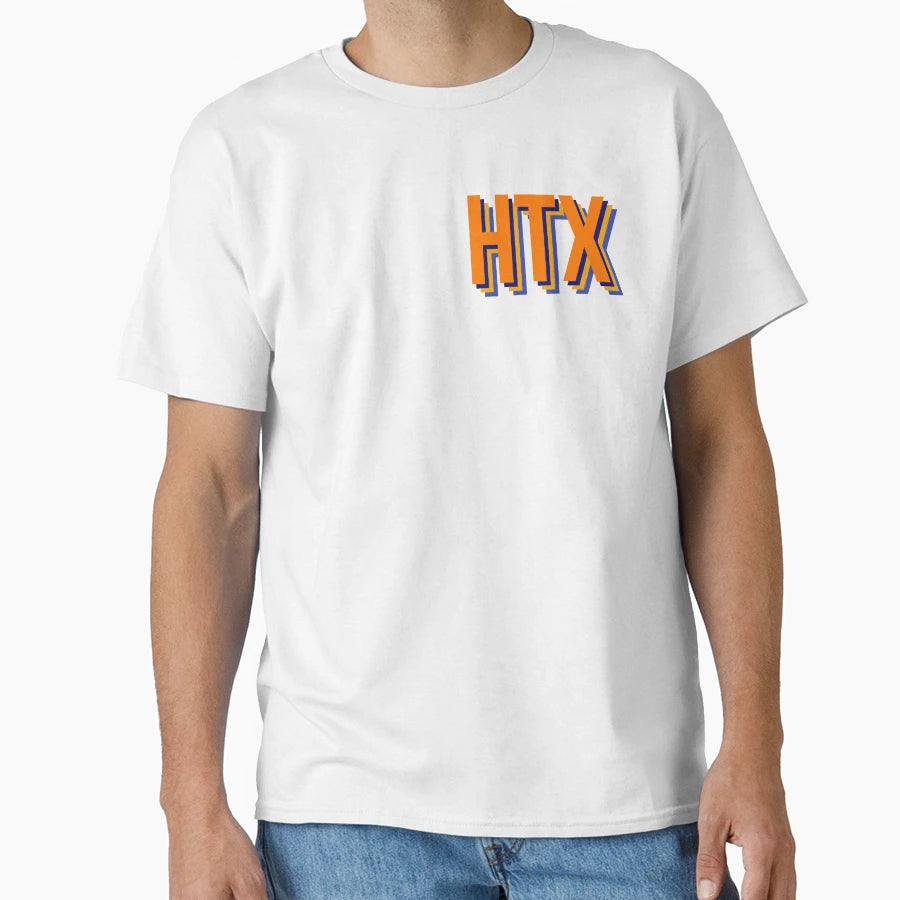 Htx Orange Blue T-Shirt - Graphic Print Unisex - T-Shirt, Sweatshirt, Hoodie
