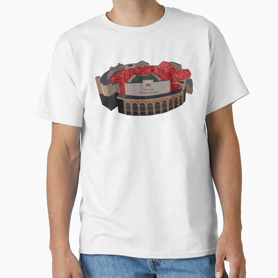 Camp Randall T-Shirt - Minimalist Print Unisex - T-Shirt, Sweatshirt, Hoodie