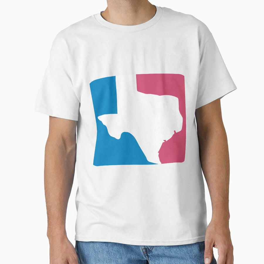 Texas Basketball Logo Blue And Red Gifts T-Shirt - Graphic Print Unisex - T-Shirt, Sweatshirt, Hoodie