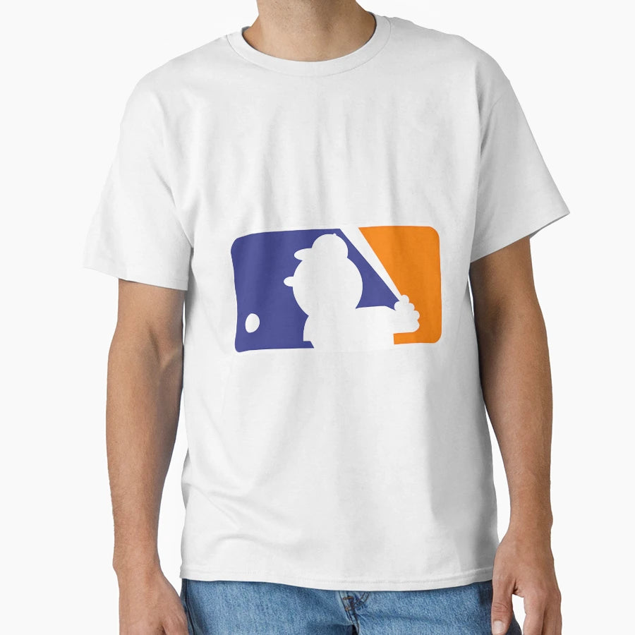 Mr Met Baseball League Logo T-Shirt - Custom Art Print Men Women - T-Shirt, Sweatshirt, Hoodie