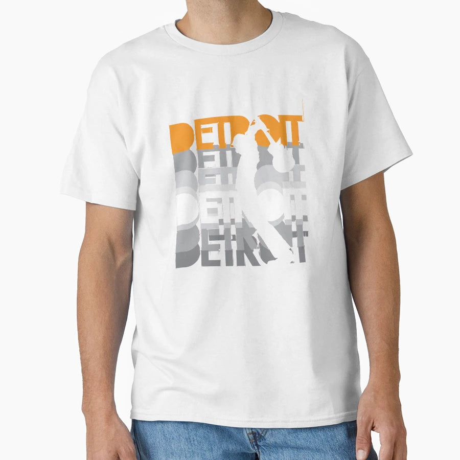 Detroit Guitar Smash T-Shirt - Streetwear Style for Adults - T-Shirt, Sweatshirt, Hoodie