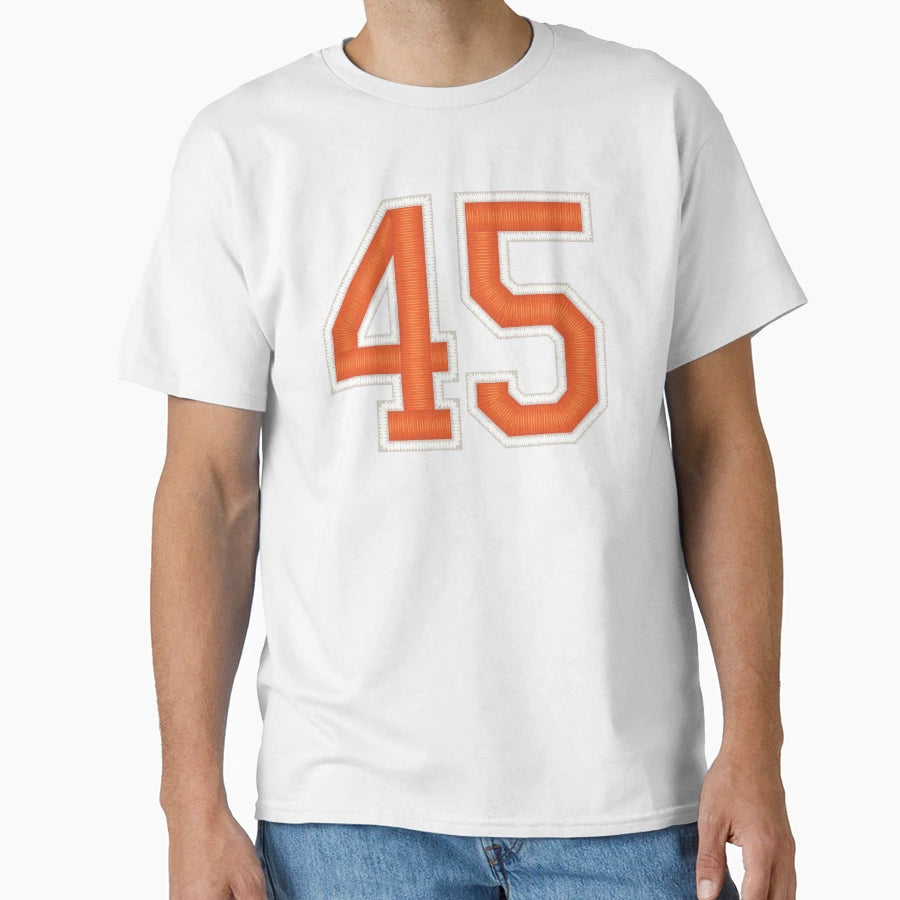 Sports Number 45 Jersey Forty Five T-Shirt - Novelty Apparel for Adults - T-Shirt, Sweatshirt, Hoodie