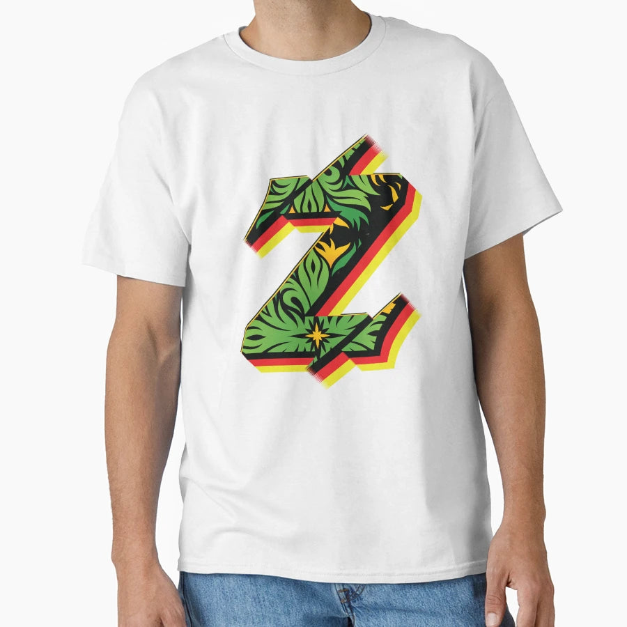 Z Initial Letter Z T-Shirt - Custom Art Print for Adults - T-Shirt, Sweatshirt, Hoodie