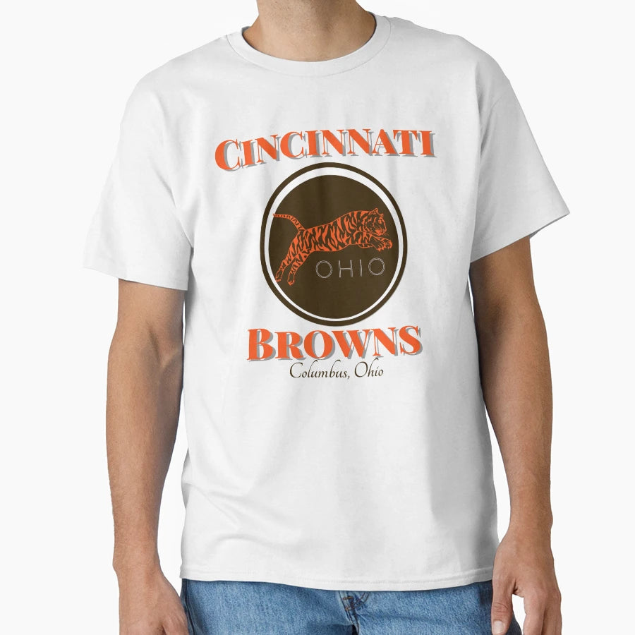 Cincinnati Browns Funny T-Shirt - Graphic Print Unisex - T-Shirt, Sweatshirt, Hoodie