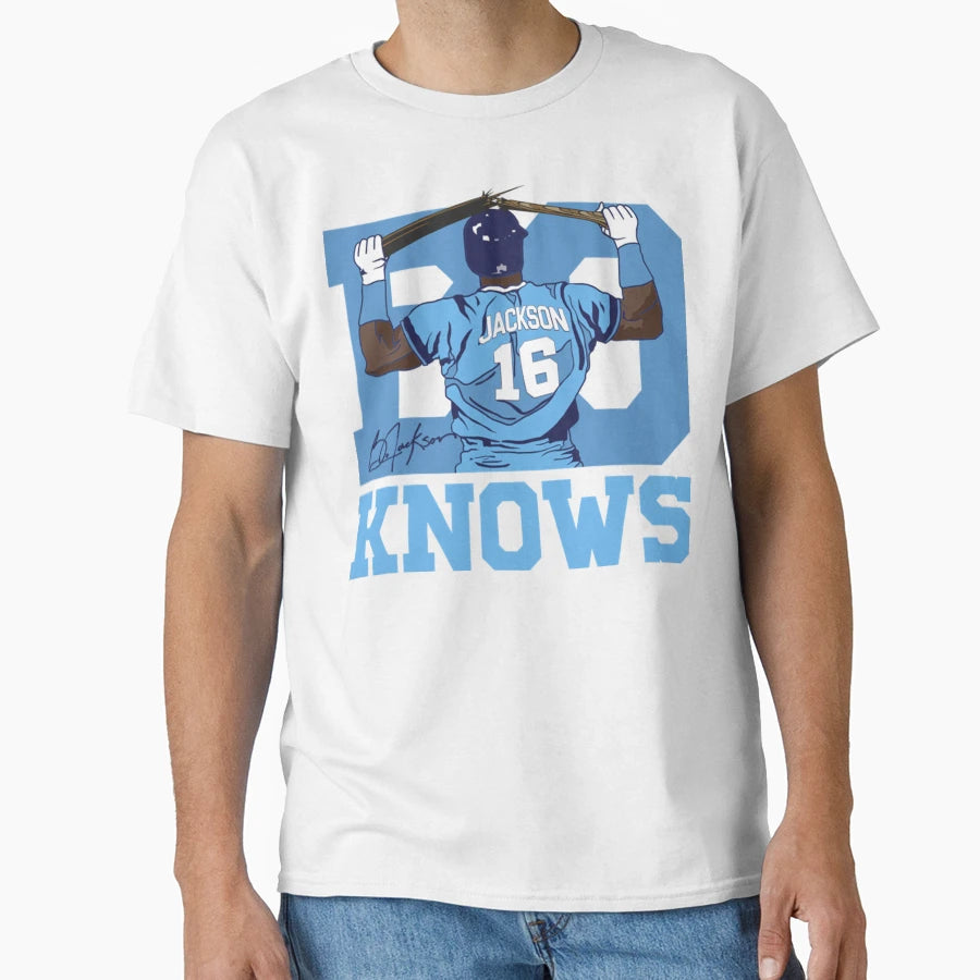 Bo Jackson Mvp Knows T-Shirt - Novelty Apparel Unisex - T-Shirt, Sweatshirt, Hoodie