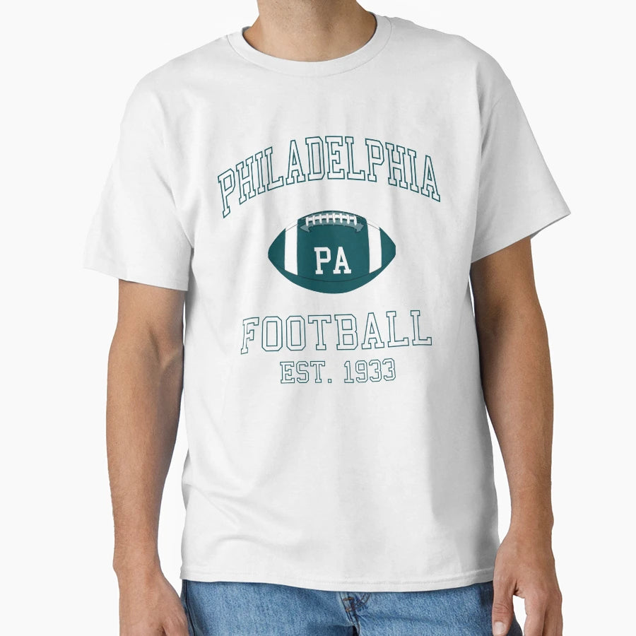 Philadelphia Football T-Shirt - Novelty Apparel for Adults - T-Shirt, Sweatshirt, Hoodie