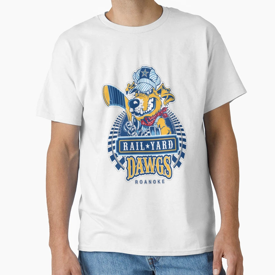 Roanoke Rail Yard Dawgs T-Shirt - Minimalist Print Men Women - T-Shirt, Sweatshirt, Hoodie