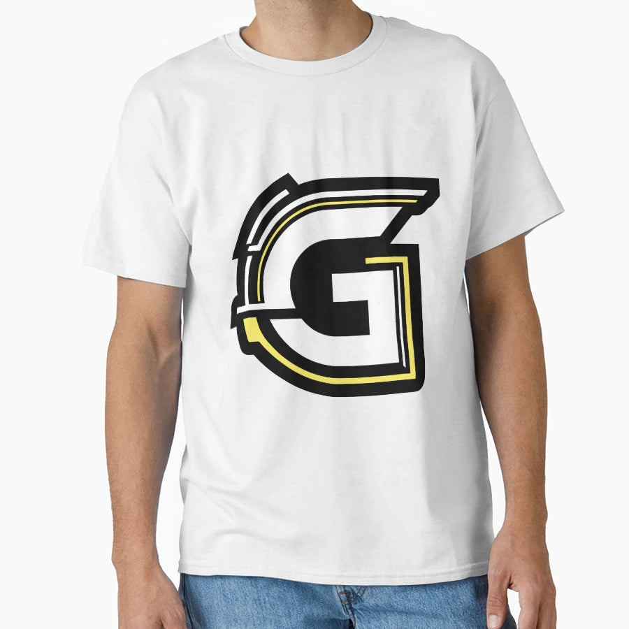 Illustration Letter G Esports Shield Logo T-Shirt - Minimalist Print Unisex - T-Shirt, Sweatshirt, Hoodie