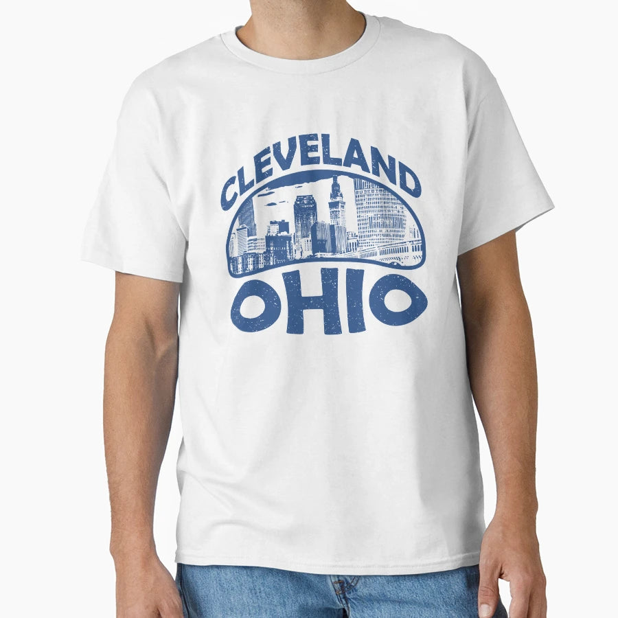 Cleveland Ohio T-Shirt - Fun Novelty Design Unisex - T-Shirt, Sweatshirt, Hoodie