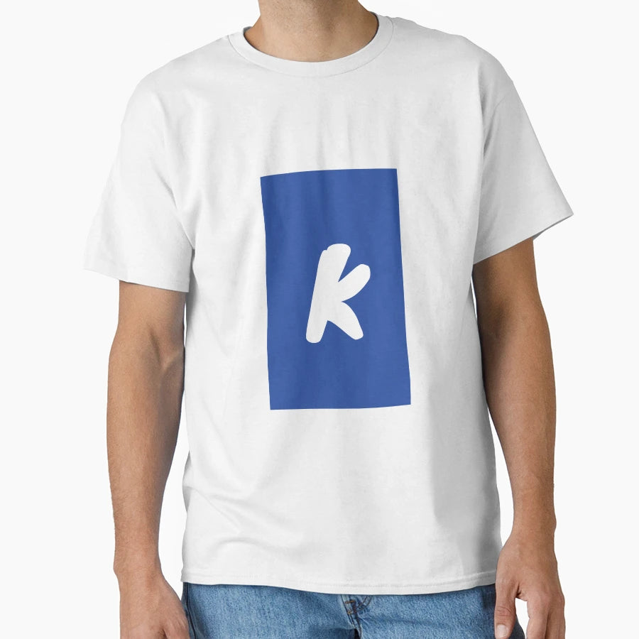 Alphabet Range Chunky K T-Shirt - Trendy Graphic for Adults - T-Shirt, Sweatshirt, Hoodie