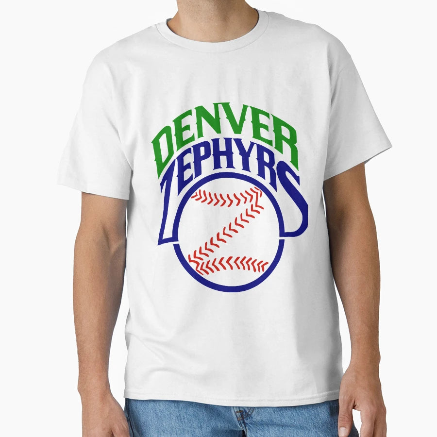 Defunct Denver Zephyrs Baseball 1989 T-Shirt - Minimalist Print Men Women - T-Shirt, Sweatshirt, Hoodie