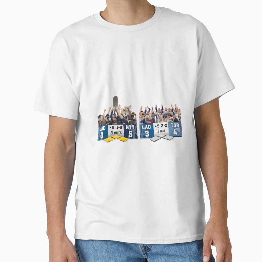 Back To Back World Series Champions T-Shirt - Graphic Print for Adults - T-Shirt, Sweatshirt, Hoodie