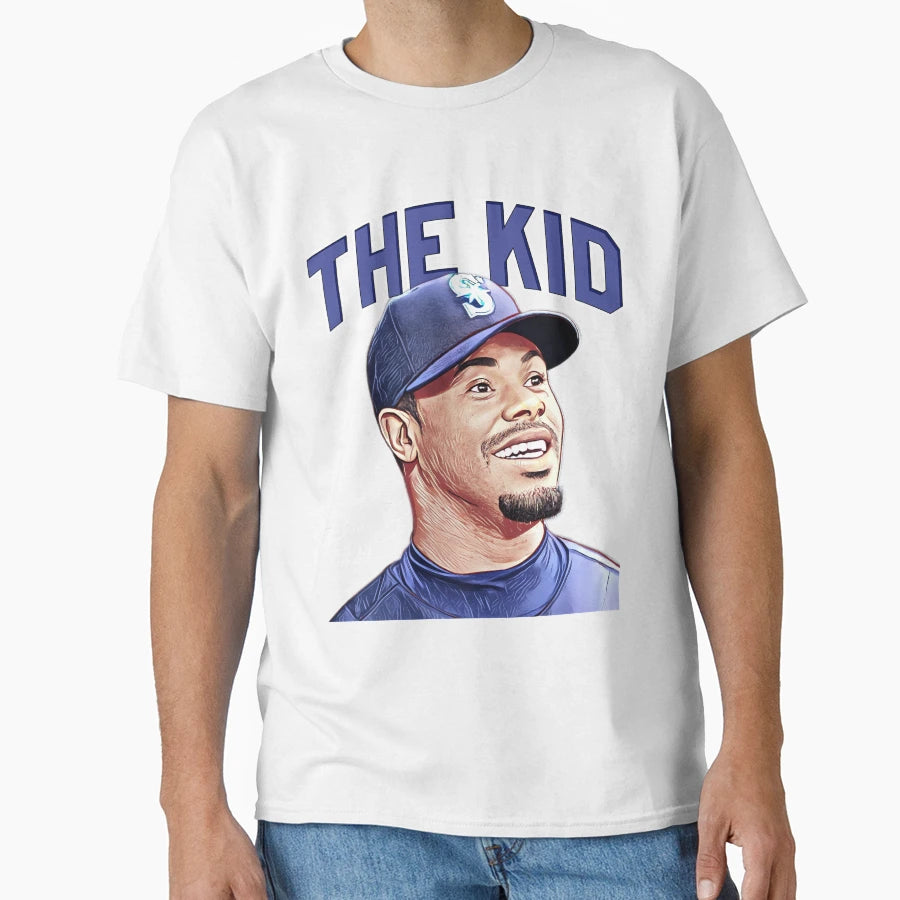 Ken Griffey Jr Seattle Baseball Legend T-Shirt - Minimalist Print Unisex - T-Shirt, Sweatshirt, Hoodie