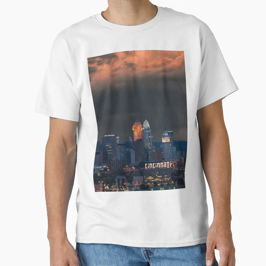Stormy Cincinnati Great American T-Shirt - Fun Novelty Design for Adults - T-Shirt, Sweatshirt, Hoodie