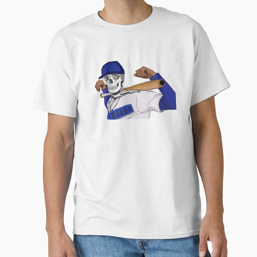Skull Player T-Shirt - Custom Art Print Men Women - T-Shirt, Sweatshirt, Hoodie
