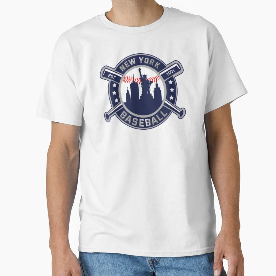 New York Baseball Liberty T-Shirt - Streetwear Style Men Women - T-Shirt, Sweatshirt, Hoodie