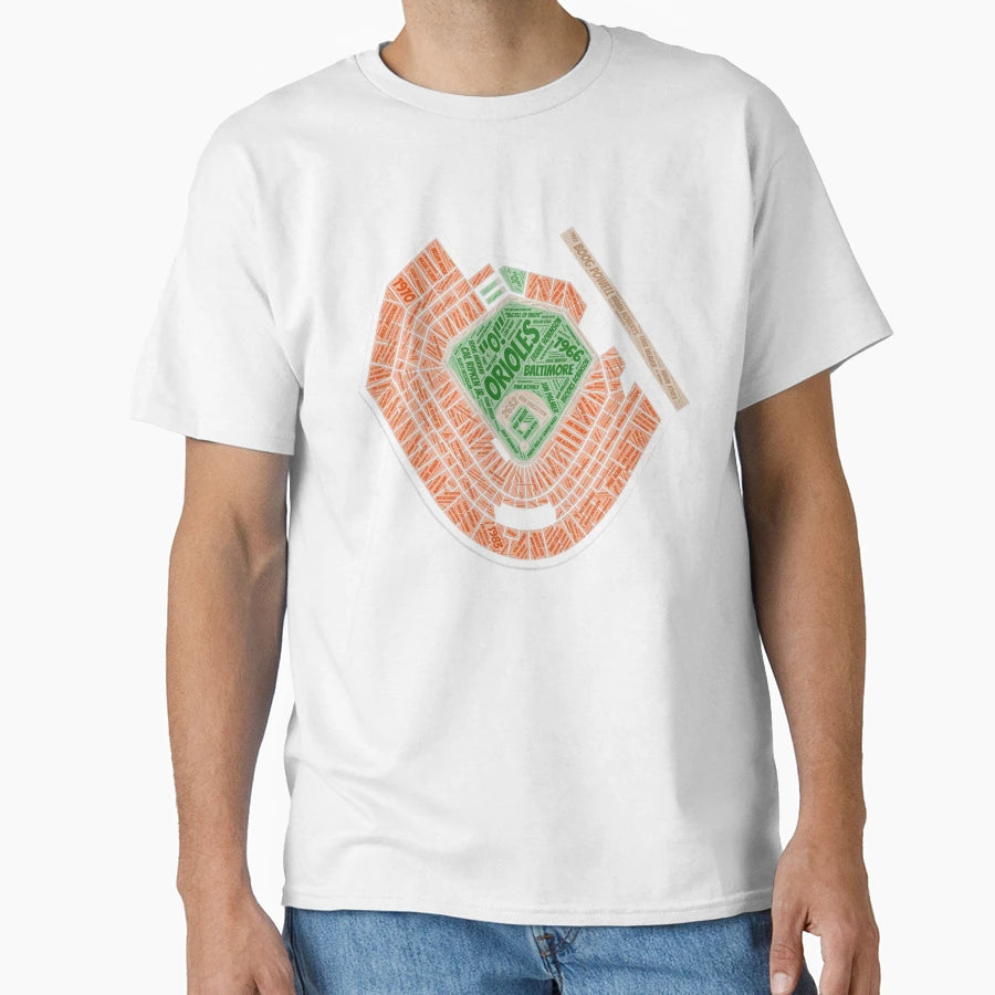 Orioles Stadium T-Shirt - Fun Novelty Design Men Women - T-Shirt, Sweatshirt, Hoodie