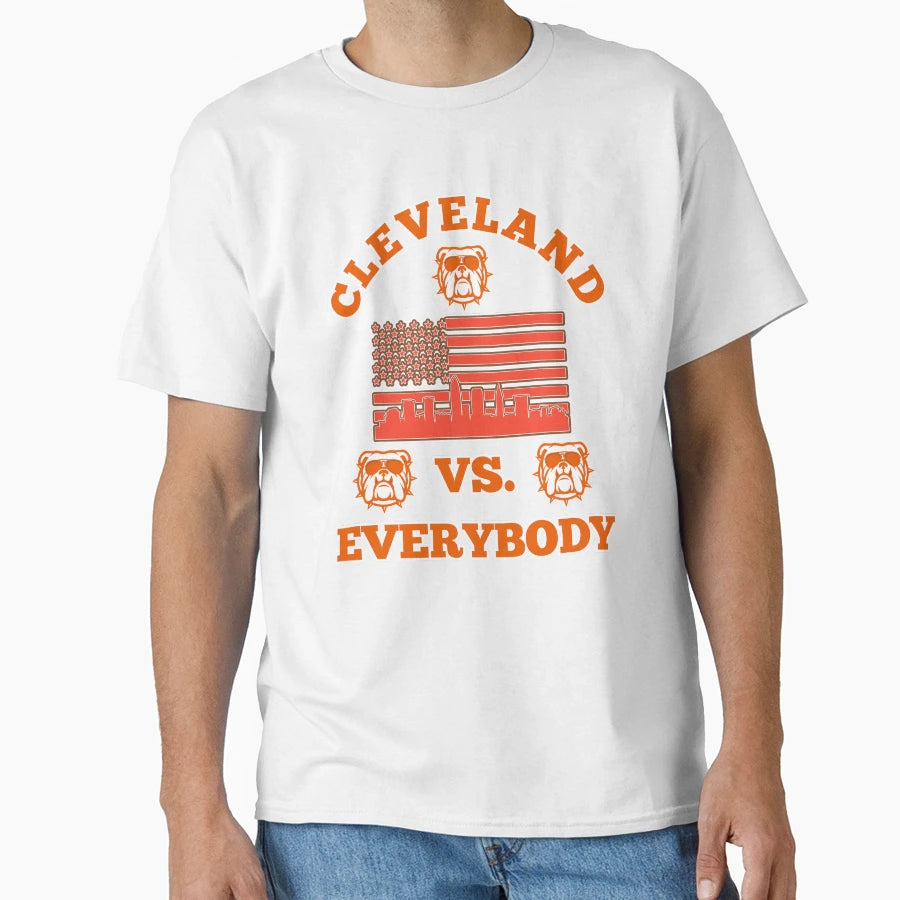 Cleveland Vs Everybody T-Shirt - Minimalist Print Unisex - T-Shirt, Sweatshirt, Hoodie