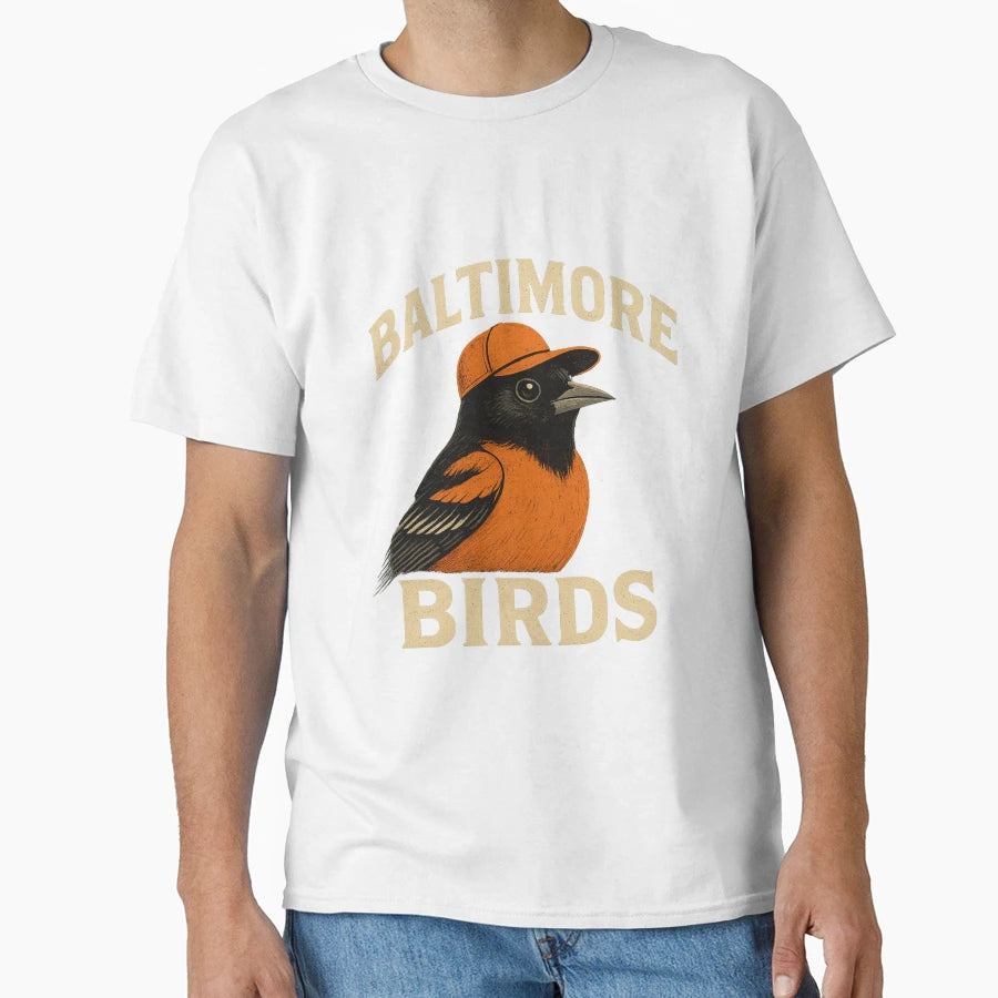 Baltimore Birds T-Shirt - Aesthetic Graphic for Adults - T-Shirt, Sweatshirt, Hoodie