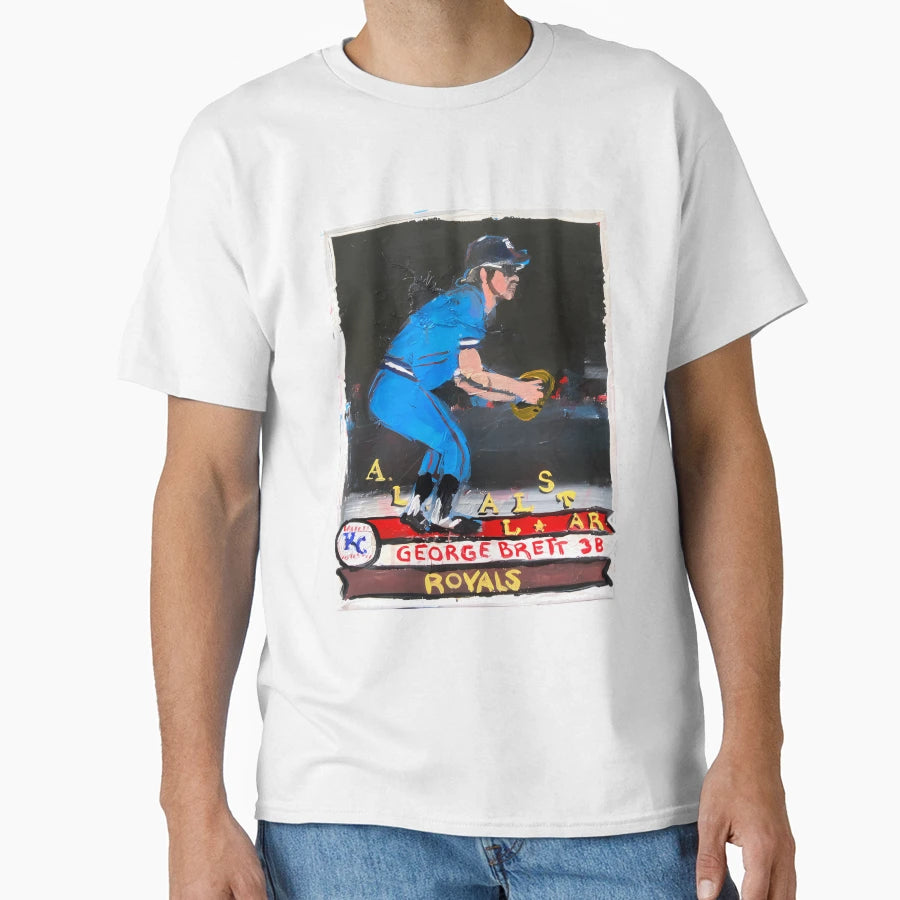 George Brett T-Shirt - Custom Art Print Men Women - T-Shirt, Sweatshirt, Hoodie