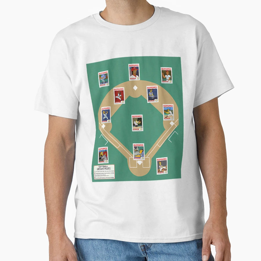 I Sotopes Softball Starting 9 Card T-Shirt - Casual Everyday Wear Unisex - T-Shirt, Sweatshirt, Hoodie
