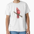Cardinal Inquisitive T-Shirt - Custom Art Print Unisex - T-Shirt, Sweatshirt, Hoodie