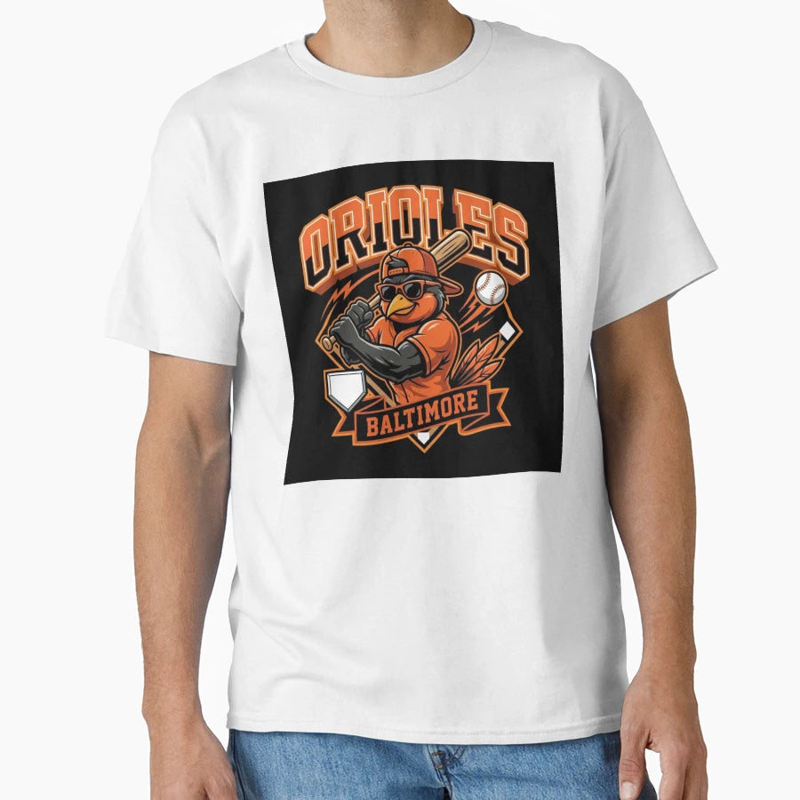 Bird Baseball Player Batter Mascot T-Shirt - Fun Novelty Design for Adults - T-Shirt, Sweatshirt, Hoodie
