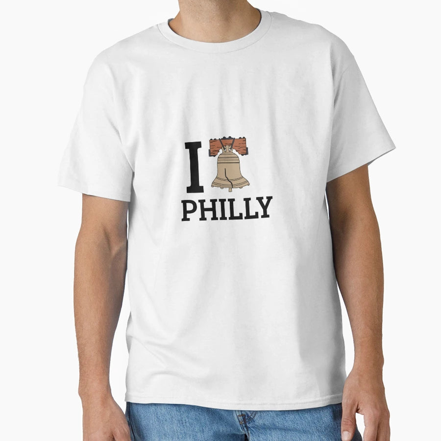 I Liberty Bell Philly T-Shirt - Trendy Graphic for Adults - T-Shirt, Sweatshirt, Hoodie