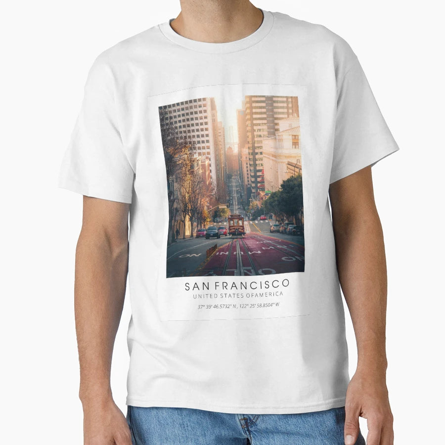 San Francisco T-Shirt - Aesthetic Graphic for Adults - T-Shirt, Sweatshirt, Hoodie