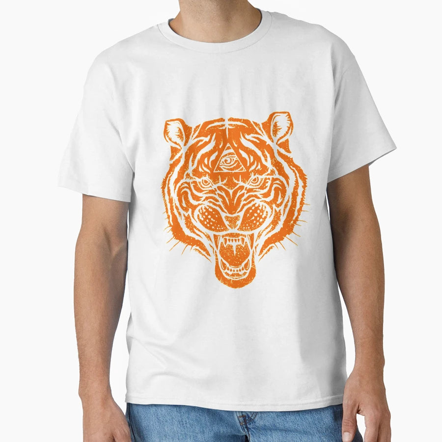 Three Eyed Tiger T-Shirt - Novelty Apparel Unisex - T-Shirt, Sweatshirt, Hoodie