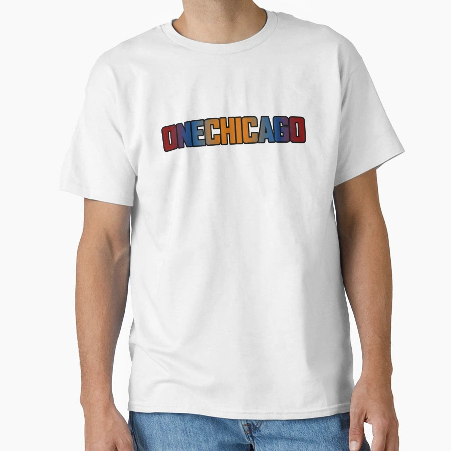 One Chicago Gradient 02 T-Shirt - Minimalist Print for Adults - T-Shirt, Sweatshirt, Hoodie