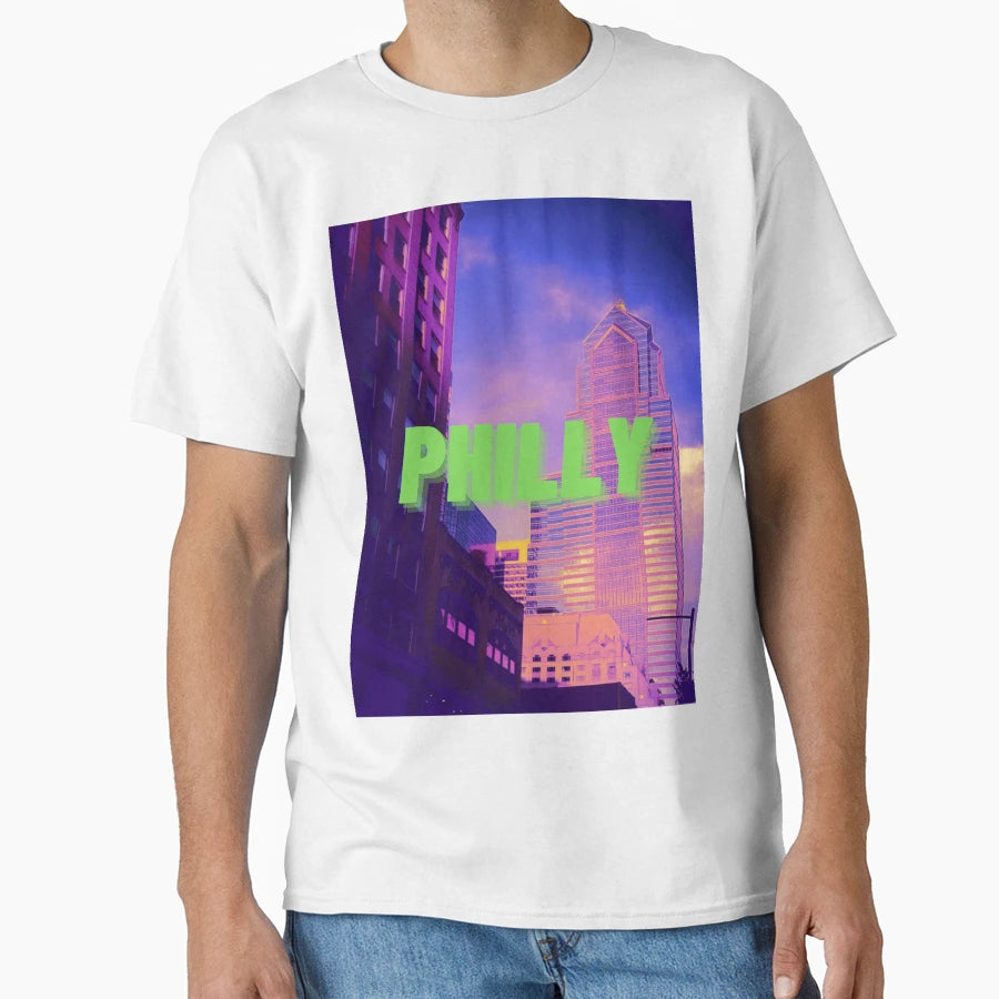 Hot Summer Day Philadelphia T-Shirt - Fun Novelty Design for Adults - T-Shirt, Sweatshirt, Hoodie