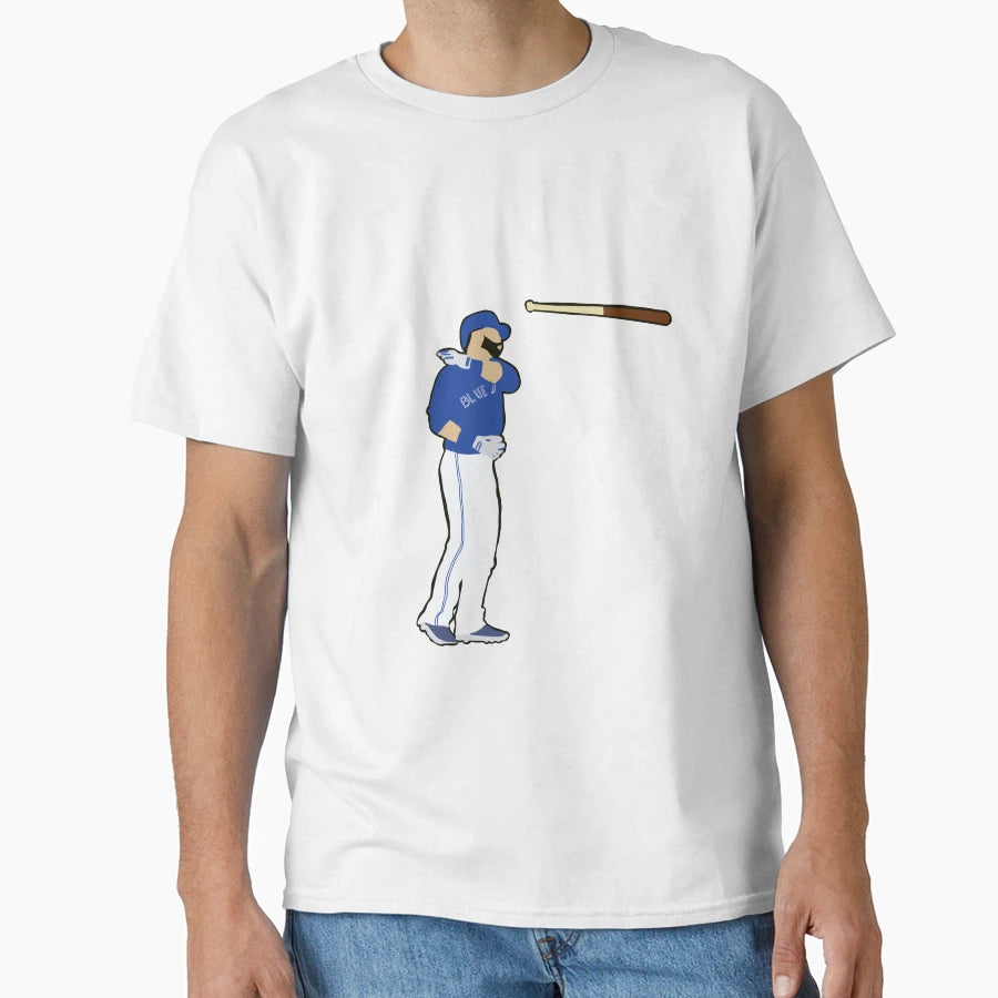 Baustista Bat Flip T-Shirt - Graphic Print Men Women - T-Shirt, Sweatshirt, Hoodie