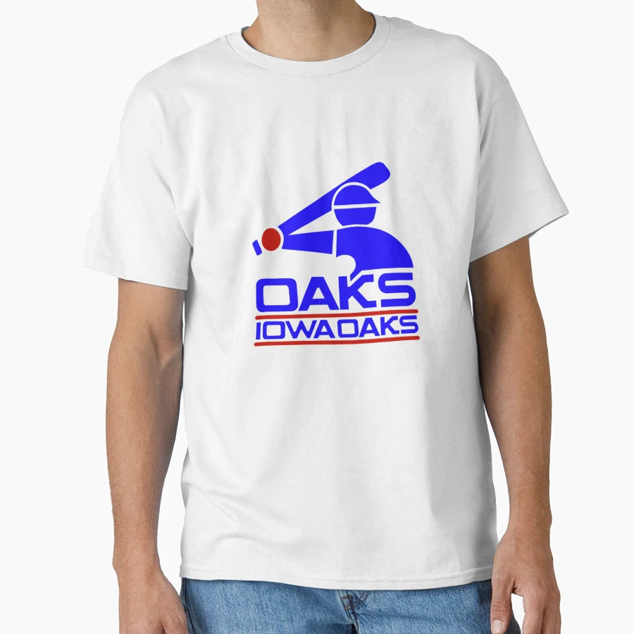 Iowa Oaks Minor League Baseball Logo T-Shirt - Novelty Apparel Unisex - T-Shirt, Sweatshirt, Hoodie