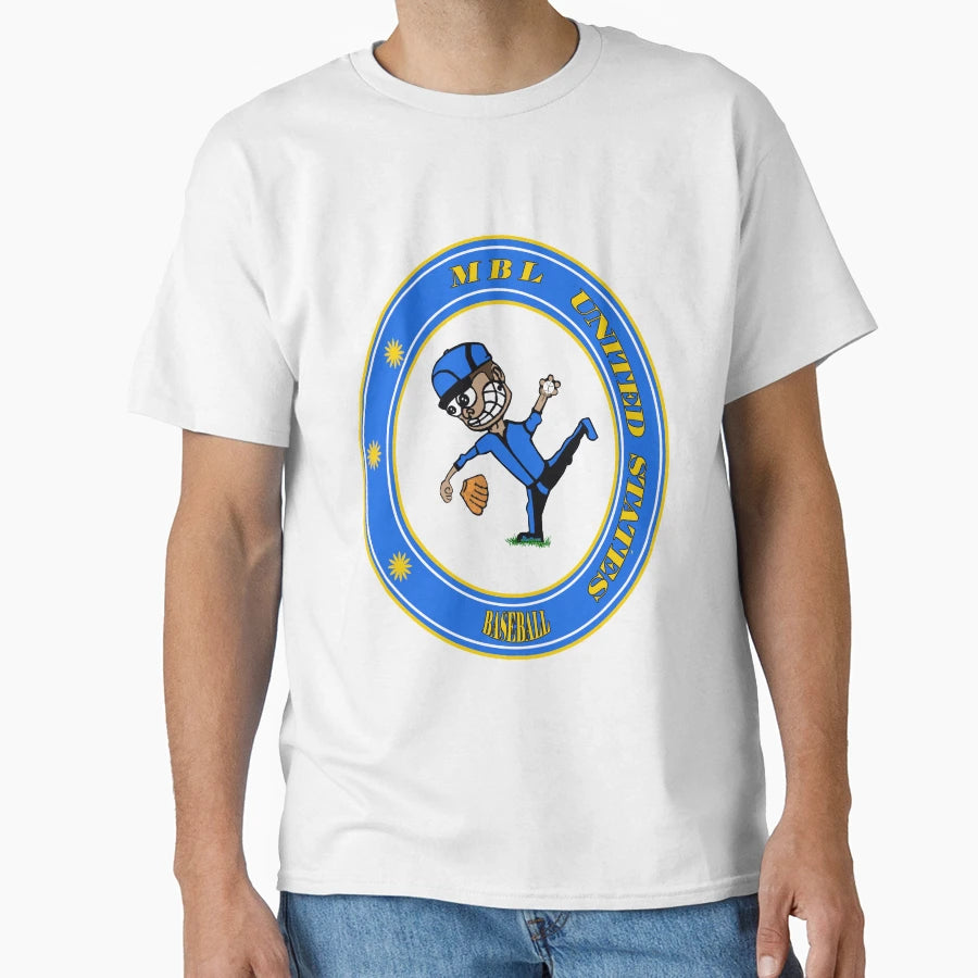 Baseball Cartoon T-Shirt - Streetwear Style Unisex - T-Shirt, Sweatshirt, Hoodie