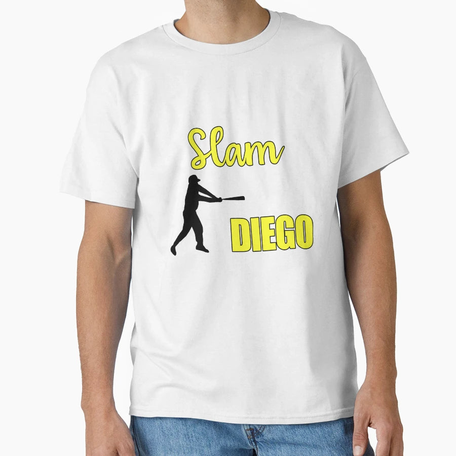 Slam Diego Mens Womens Jersey San T-Shirt - Custom Art Print for Adults - T-Shirt, Sweatshirt, Hoodie