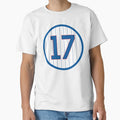 Kris Bryant 17 Jersey Number T-Shirt - Trendy Graphic for Adults - T-Shirt, Sweatshirt, Hoodie