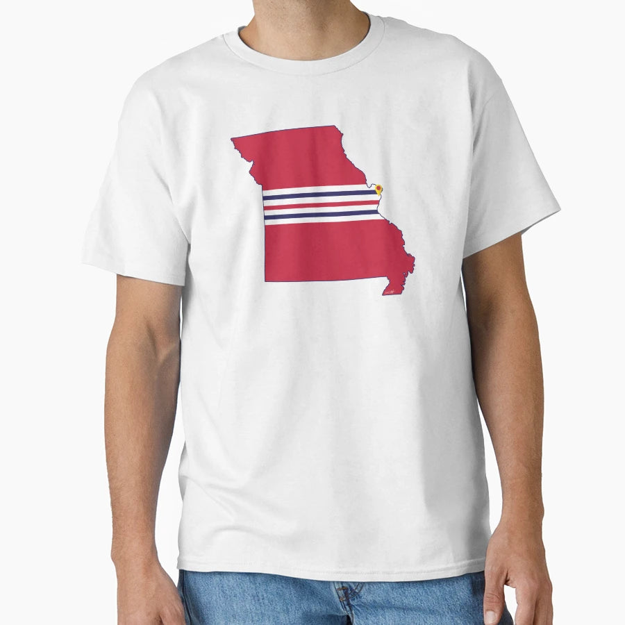 St Louis Baseball T-Shirt - Novelty Apparel for Adults - T-Shirt, Sweatshirt, Hoodie