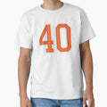 Sports Number 40 Jersey Forty Orange T-Shirt - Casual Everyday Wear Unisex - T-Shirt, Sweatshirt, Hoodie
