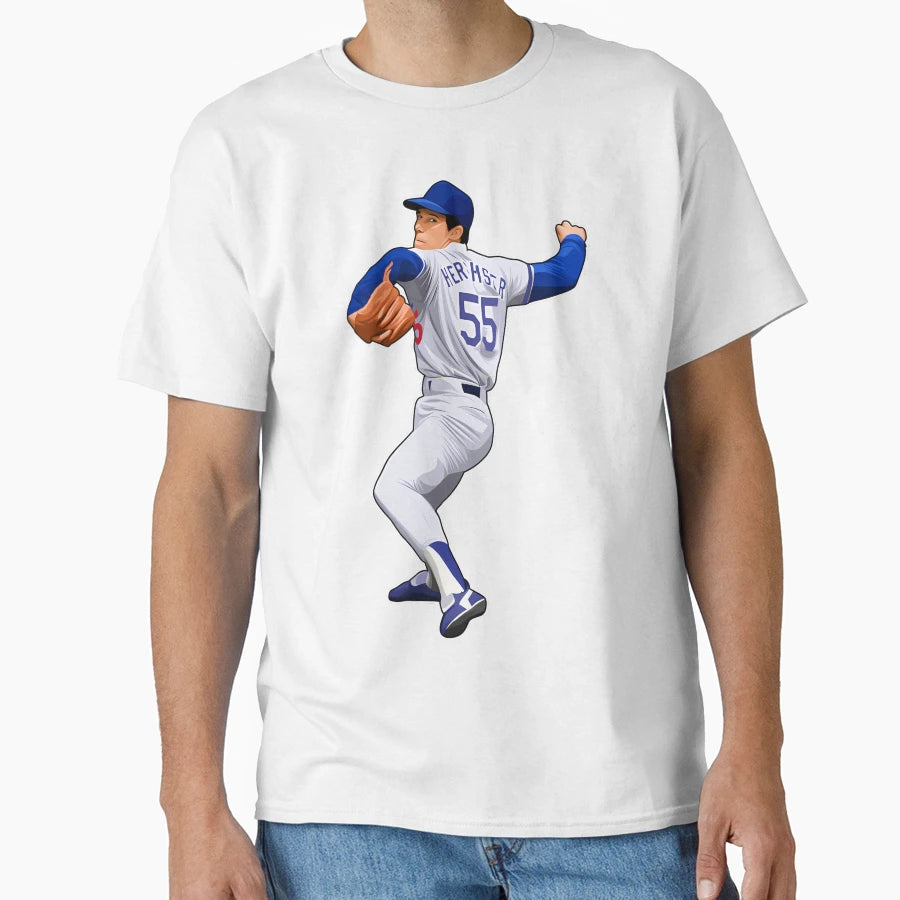 Orel Hershiser 55 Power Legend T-Shirt - Casual Everyday Wear for Adults - T-Shirt, Sweatshirt, Hoodie