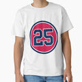 Andruw Jones 25 Jersey Number T-Shirt - Custom Art Print for Adults - T-Shirt, Sweatshirt, Hoodie