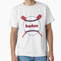 Boston Throwback Baseball Crossed Bats T-Shirt - Unique Graphic for Adults - T-Shirt, Sweatshirt, Hoodie