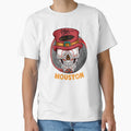 Houston Sugar Skull Bayou City Baseball T-Shirt - Fun Novelty Design Unisex - T-Shirt, Sweatshirt, Hoodie