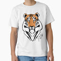 Tiger Art T-Shirt - Unique Graphic for Adults - T-Shirt, Sweatshirt, Hoodie