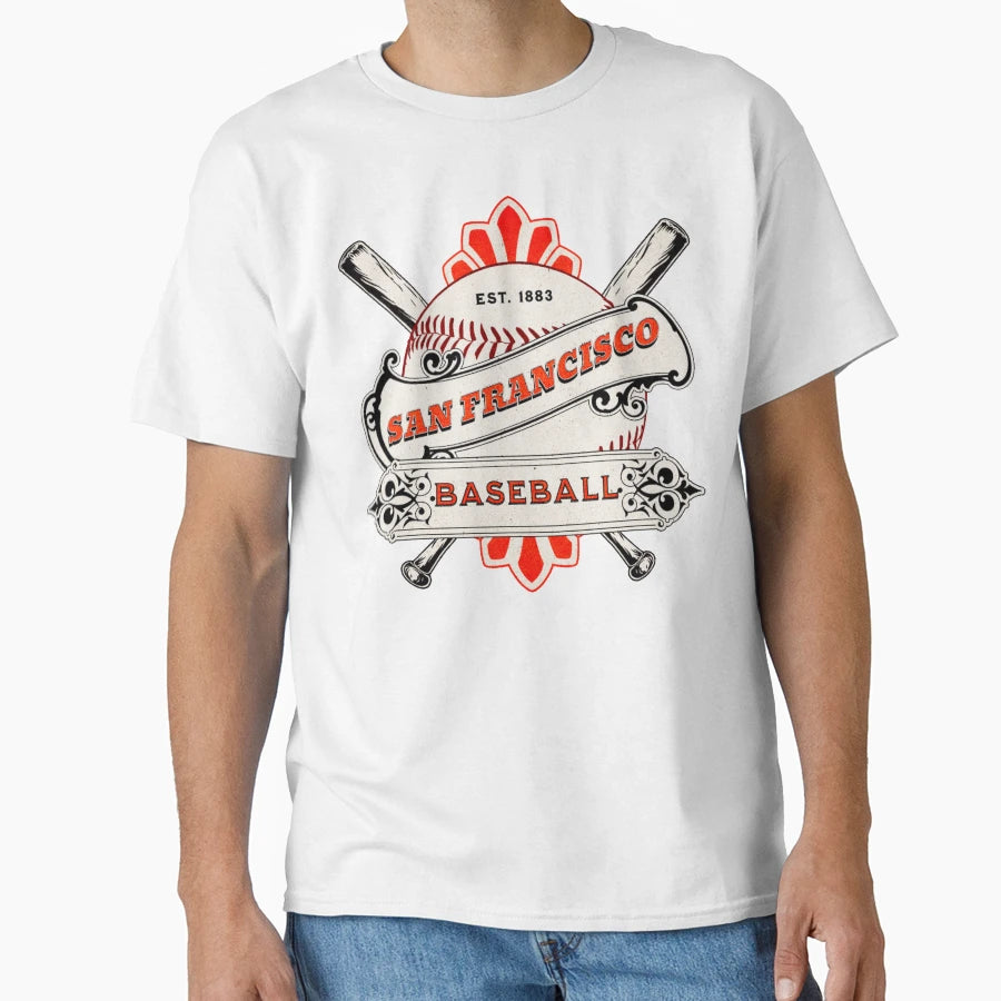 San Franciso Baseball T-Shirt - Fun Novelty Design Unisex - T-Shirt, Sweatshirt, Hoodie