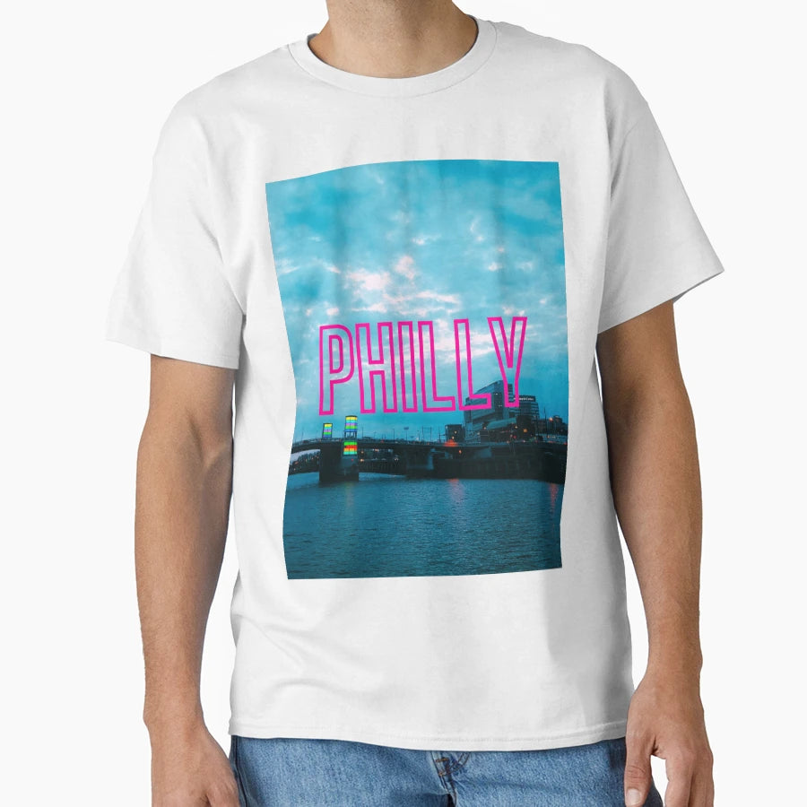 University City Philadelphia T-Shirt - Custom Art Print Men Women - T-Shirt, Sweatshirt, Hoodie