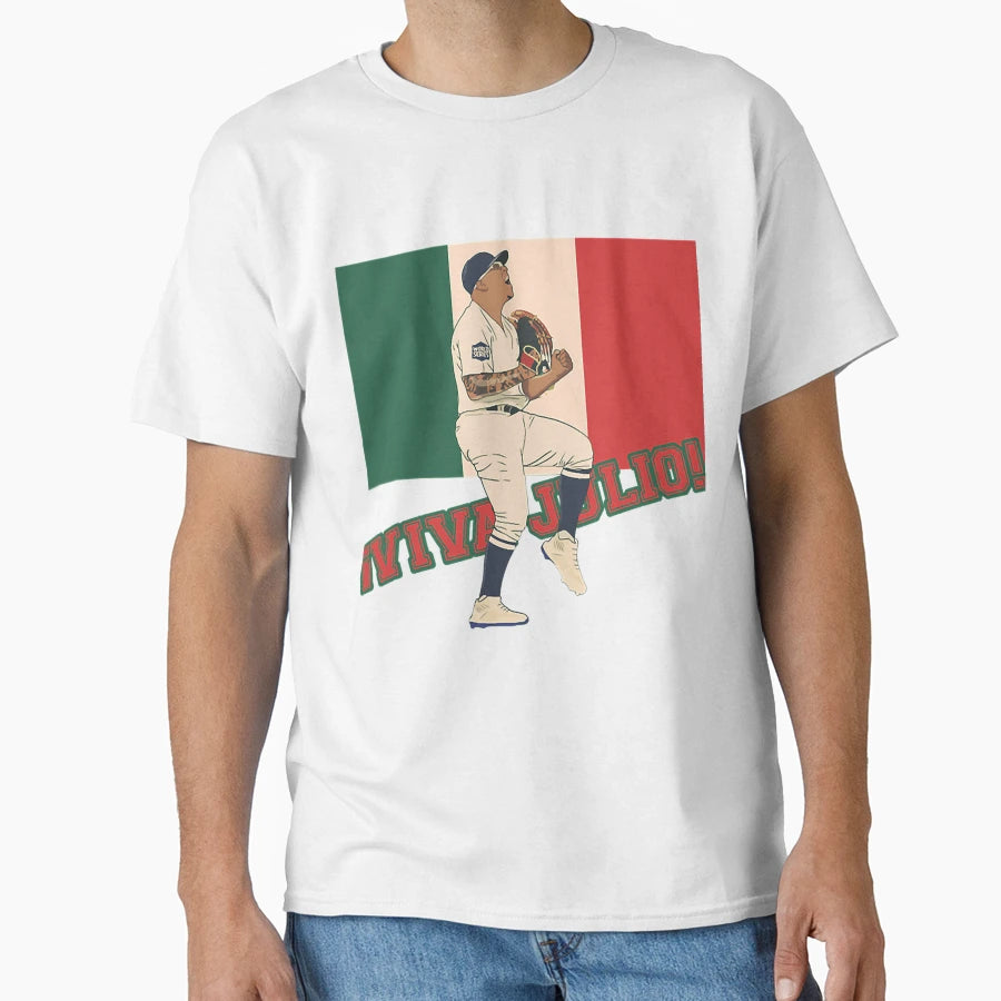 Julio Urias Viva Julio Los Angeles T-Shirt - Novelty Apparel for Adults - T-Shirt, Sweatshirt, Hoodie