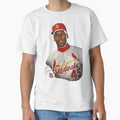 Bob Gibson Legendary Pitcher Portrait T-Shirt - Streetwear Style for Adults - T-Shirt, Sweatshirt, Hoodie