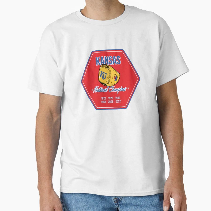 Kansas National Champs T-Shirt - Streetwear Style for Adults - T-Shirt, Sweatshirt, Hoodie